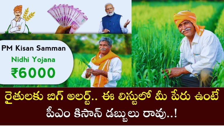 Prime Minister's Kisan Samman Funds